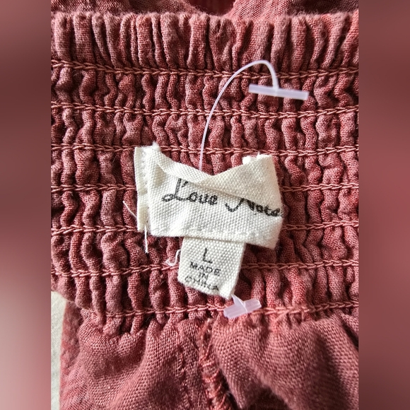 Love Notes Pink Button-Up Top and Skort Set - Picture 7 of 7